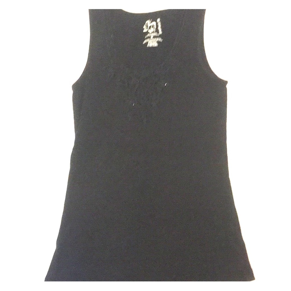 Beaded tank top.